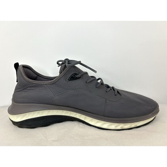 ECCO St. 360 Leather Sneaker Men\'s Gravity Gray Size 12.0 ~ 12.5 M 821344